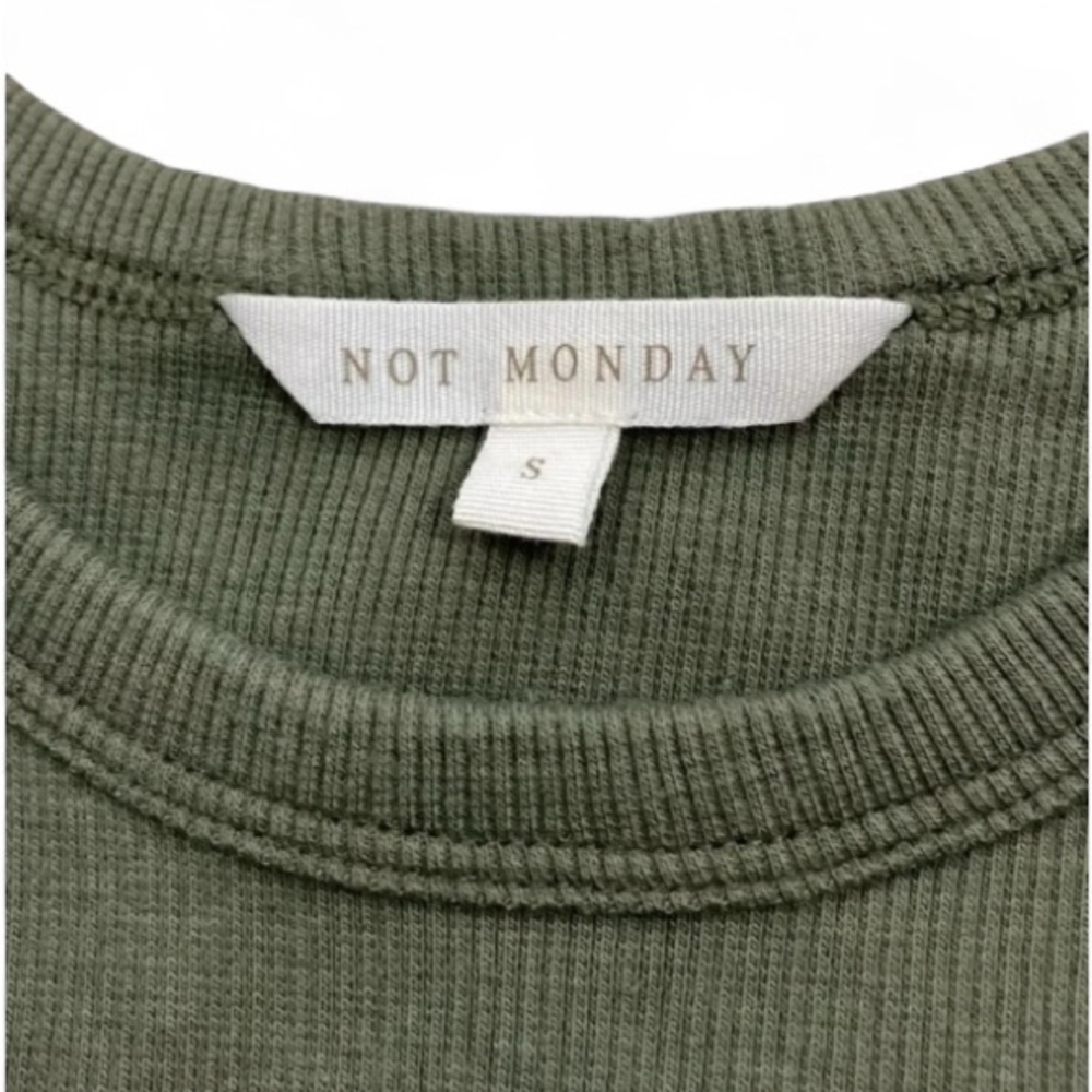 New Not Monday Ribbed Tank - Picture 4 of 5